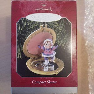 Compact Skater 1998  Hallmark Christmas Ornament